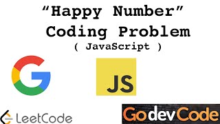 Happy Number Leetcode - Google interview question