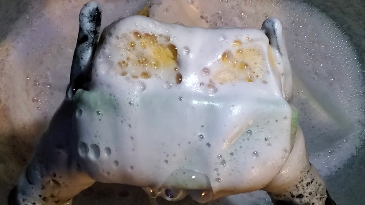 Asmr Super Creamy Sponge Squeezing Youtube