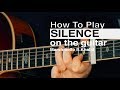Silence - Marshmello (ft Khalid) Guitar Tutorial // How To Play Chords // Acoustic Guitar Beginners
