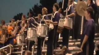 C.E. Byrd High School Drumline (playing to a packed stadium)