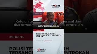 Bentrok di Bitung, Polisi Tahan Tujuh Tersangka #shorts #tvone #news