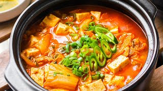 Easy Kimchi Jjigae (Kimchi Stew) #shorts