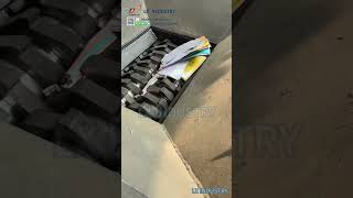 waste paper shredder machine