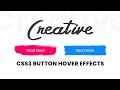 CSS3 Creative Button Hover Effects | Html CSS Tutorial