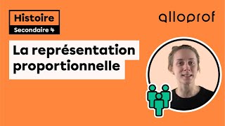 La représentation proportionnelle | Histoire | Alloprof