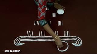 SIMPLE THER/RATHAM /CHARIOT RANGOLI ||SANKRANTHI SPECIAL RANGOLI || RATHA SAPTAMI RANGOLI ||