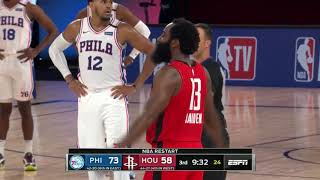 James Harden & Mike D'Antoni Were Confused After Odd Technical Foul Involving Joel Embiid