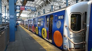 ⁴ᴷ Subway Library Train Action on the (F) and (G) Lines