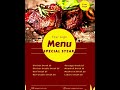 restaurant food menu canva food menu templates printable restaurant menu template