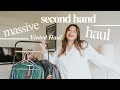 MASSIVE SECOND HAND HAUL | Amazing Autumn/Winter finds *Vinted Haul*