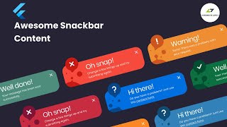 Flutter Tutorial || Flutter Custom Snackbar Error Message - Flash Message