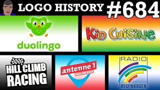 LOGO HISTORY #684 - Duolingo, Kid Cuisine, Antenne 1, Hill Climb Racing & Radio Regenbogen