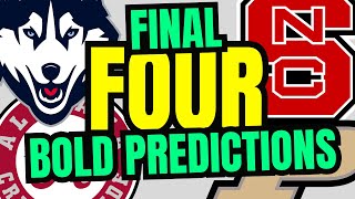 Bold Predictions for Every Game in the FINAL FOUR