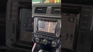 Vw Jetta 2015 retrofited with mib2 pq Discover media 682f with oem trunk button camera by Germandna