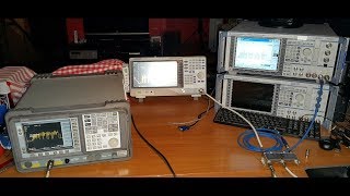 Quick comparison: Agilent/Keysight E4403B - Siglent SSA3021X - Rohde \u0026 Schwarz CRTU - Part 1