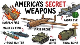Every America's Secret Weapon Used in WW2 Explained