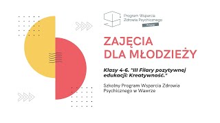 Zdalna lekcja dla młodzieży klas 4-6. Kreatywność