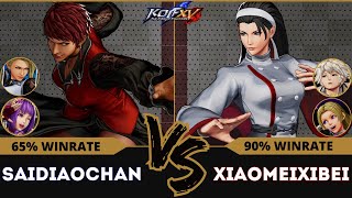 KOF XV🕹️SAIDIAO CHAN (Vice/Mature/Athena) vs XIAOMEIXIBEI (Chizuru/Meitekun/Hinako)🕹️Replay Match