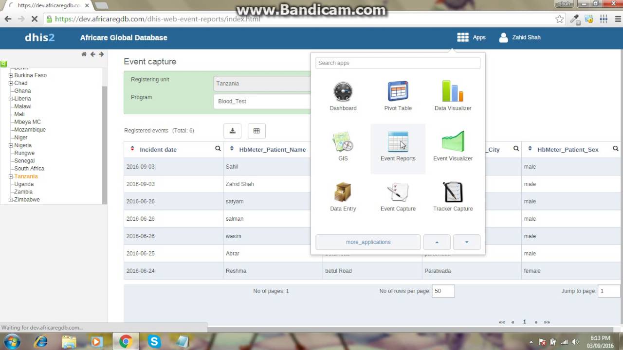 Sample Data Entry In Dhis2 Youtube