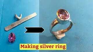 How To Make Ring | चांदी की रिंग/अंगठी कैसे बनाये | Silver Ring Making | ऐसे बनाते हे चांदी की