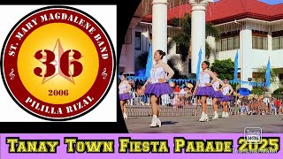 St Mary Magdalene Band 36 | Tanay Town Fiesta 2025 | Marching Band Parade