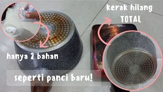 tips praktis menghilangkan kerak panci sampai kinclong dengan citrun dan odol