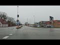 driving from tappernøje to dalby in denmark. 4k. 2160p. 27 12 2024