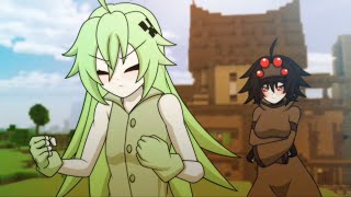 Creeper-Girl Blows Herself (Minecraft Anime)