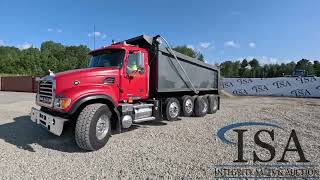 38365 - 2003 Mack CV700 Quad Axle Dump Truck Will Be Sold At Auction!