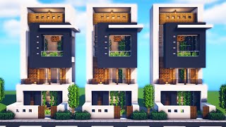 Minecraft - Tutorial Membuat Rumah Modern Berbentuk Apartemen !