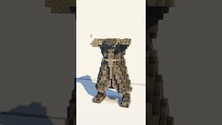 Minecraft Dwarven Statue #shorts