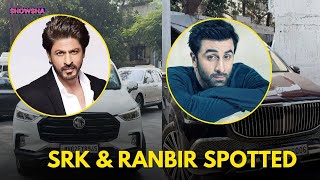 Shah Rukh Khan \u0026 Ranbir Kapoor With Family Spotted In The City | WATCH