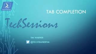 Windows PowerShell Gotcha - Tab Completion