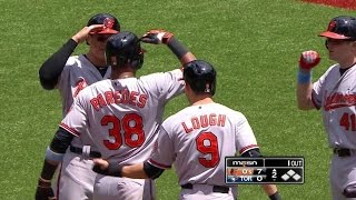 BAL@TOR: Paredes caps off frame with three-run homer