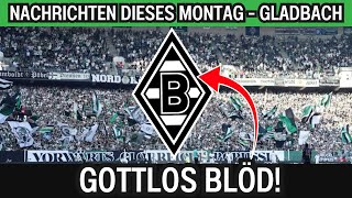 🚨BOMBE! Gladbach-Fans sind wütend!  Neuigkeiten von BORUSSIA M'GLADBACH Heute!