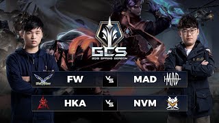 FW vs MAD | HKA vs NVM - Tuần 12 Ngày 2 - GCS Mùa Xuân 2019