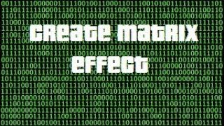 Create Matrix Effect In CMD-Full Tutorial