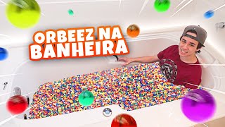 DEU RUIM?! ENCHEMOS UMA BANHEIRA COM ORBEZ GIGANTES!