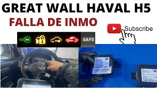 GREAT WALL HAVAL H5 PROBLEMAS  DE INMOVILIZADOR