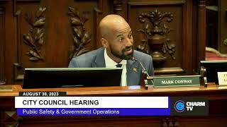 City Council Hearing; August 30, 2023