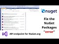 How to Manage packages for solution visual studio Fix Error | NuGet.org as a package | with BeSmart