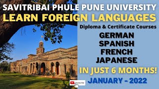 LEARN FOREIGN LANGUAGES IN 6 MONTHS | Certificate \u0026 Diploma Courses | January - 2022