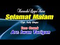 Karaoke Lagu Karo Selamat Malam Tone Cowok