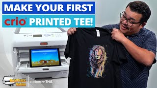 How To Make Your First T-Shirt With A Crio White Toner Direct-To-Film Printer