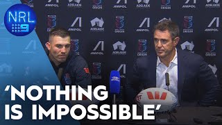 Brad Fittler confident NSW can win the series after Game I loss: NRL Presser | NRL on Nine