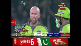 Ben Dunk Amazing Sixes PSL 2020 Lahore Qalandar vs Karachi Kings Qaddafi Statdium Lahore 08/03/2020