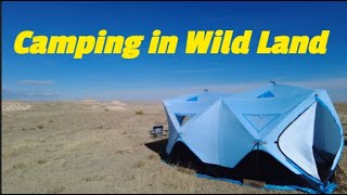 Camping in wild land/Grass land/Closer to nature/在旷野中露营/广阔的草地/更接近大自然