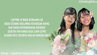 JKT48 LIRIK - Laptime Masa Remaja (Seishun no Laptime)