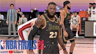 NBA 2K21 | Next Gen Emulation | Los Angeles Lakers vs Miami Heat | NBA Finals Game 2