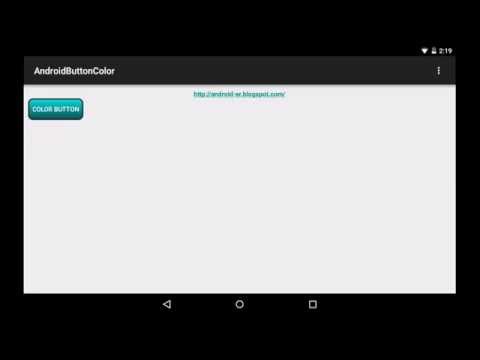Create Android custom color button Create Android custom color button